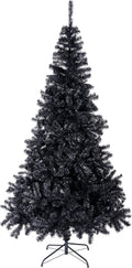 Sunnyglade 4 FT Halloween Black Premium Artificial Christmas Tree