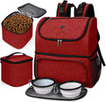 BAGLHER Pet Travel Bag Double-Layer Backpack - Travel Ready
