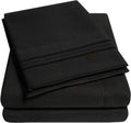 1500 Supreme Collection Queen Extra Deep Pocket Sheets Set - Black