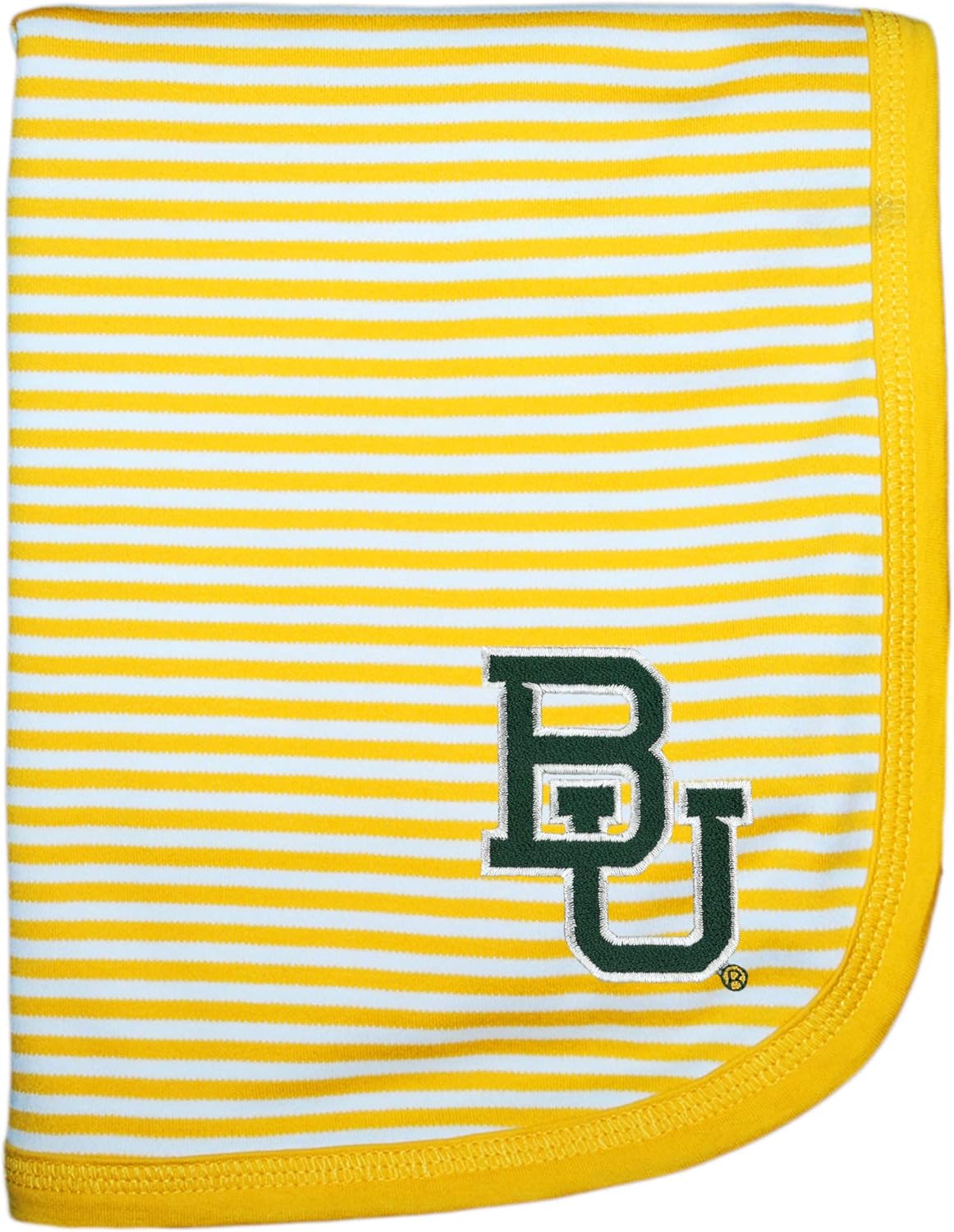 Creative Knitwear Baylor Bears Striped Baby Blanket for Toddlers