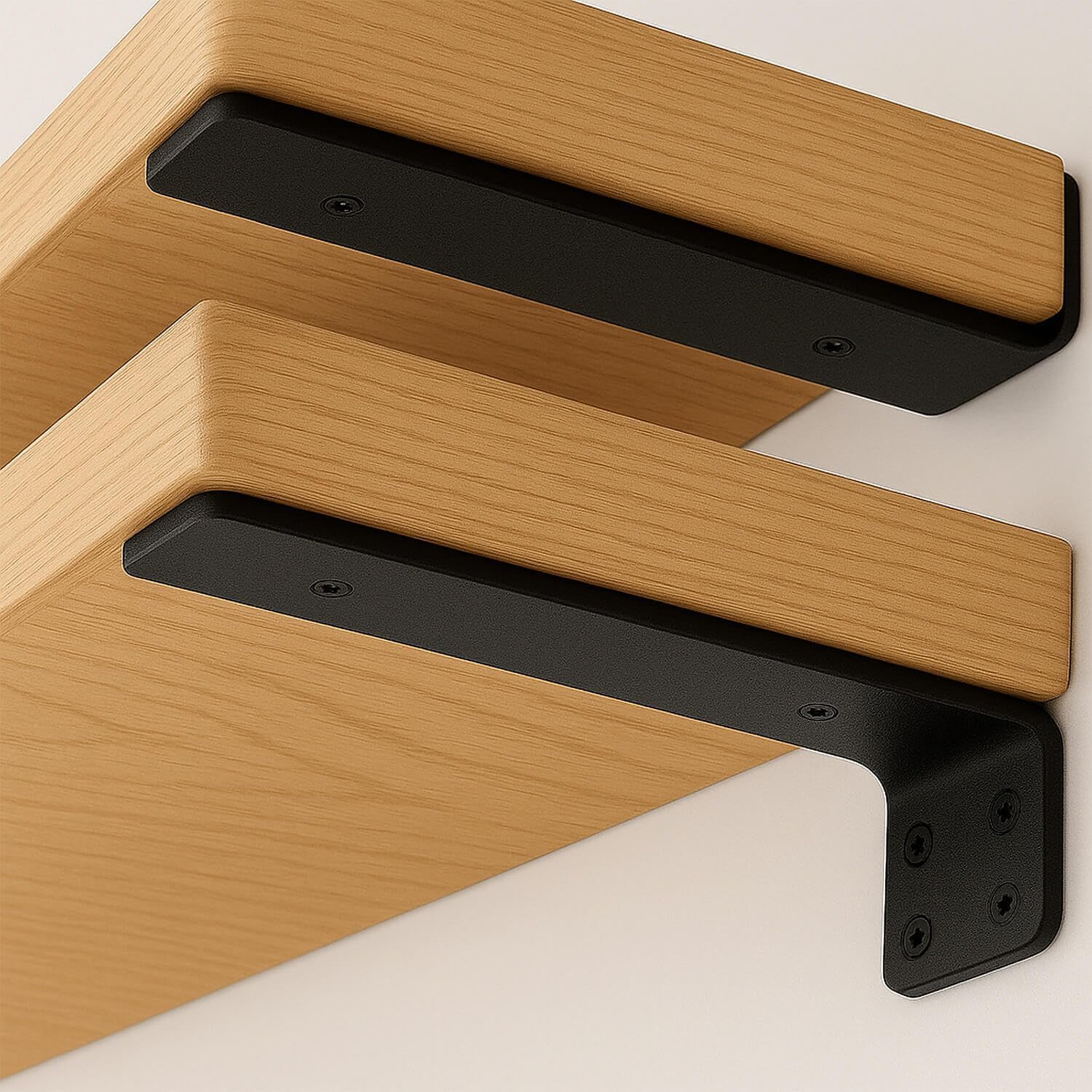 Floating Shelf Bracket 8 Inch Heavy Duty Metal L Bracket