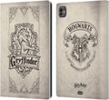 Harry Potter Gryffindor Parchment Leather Wallet Case for iPad Pro 11