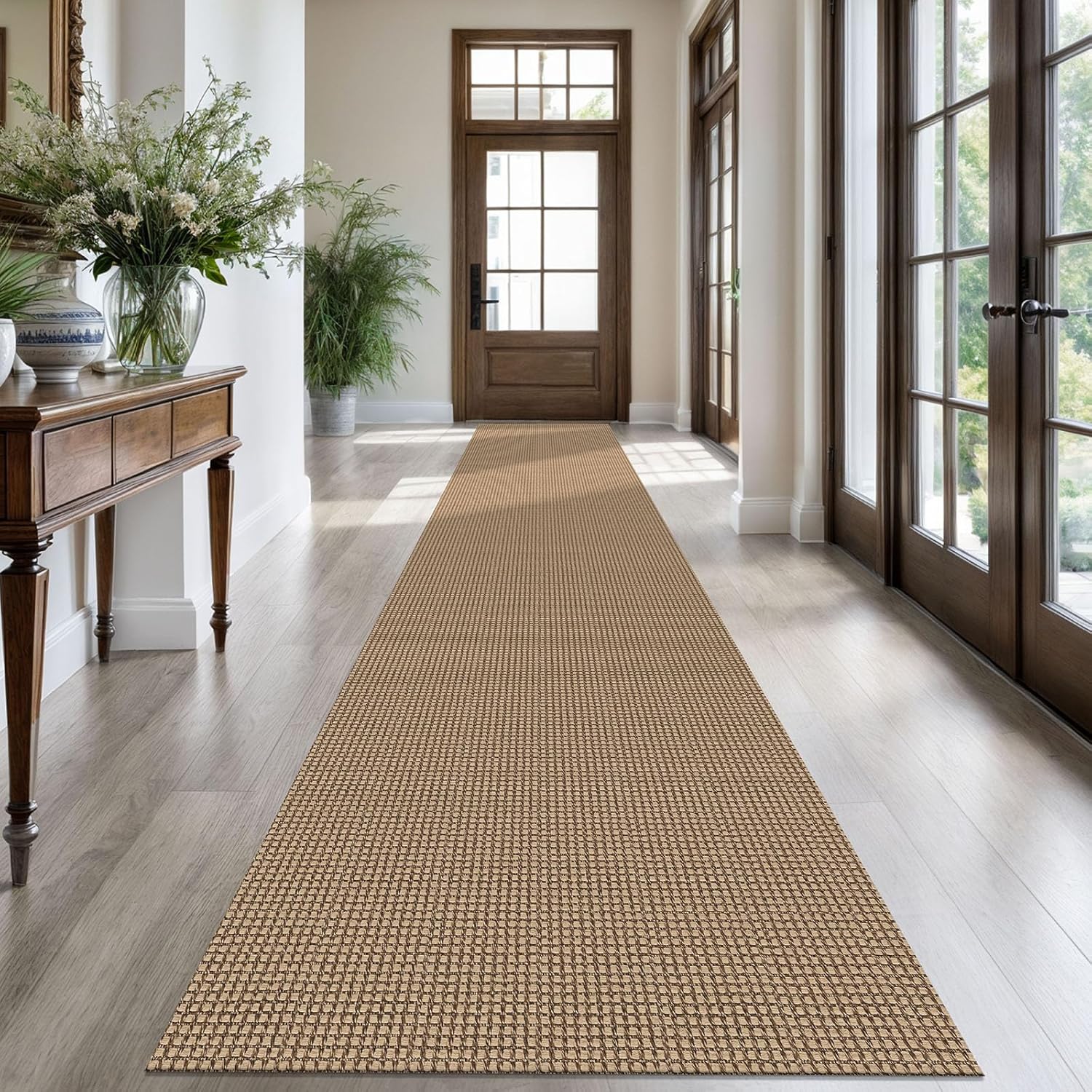KOZYFLY Extra Long Hallway Runner Rug for Indoor Use 2.6x18 ft