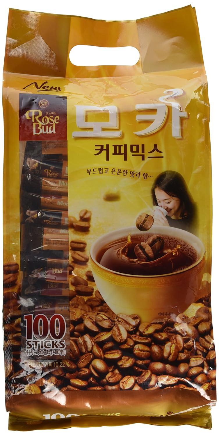 Delicious Rosebud Mocha Coffee Mix, 100 Pack