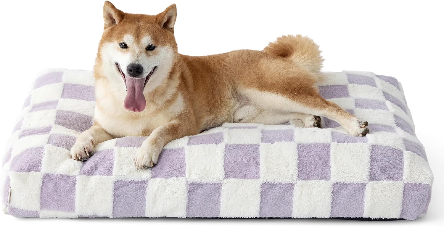 Lesure Dog Beds Large Sized Thick Foam Pet Bed for Comfort