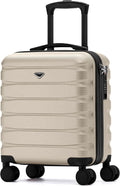 Carry On Suitcase 18x14x8 in Hardside Carry-On - Underseat Ready