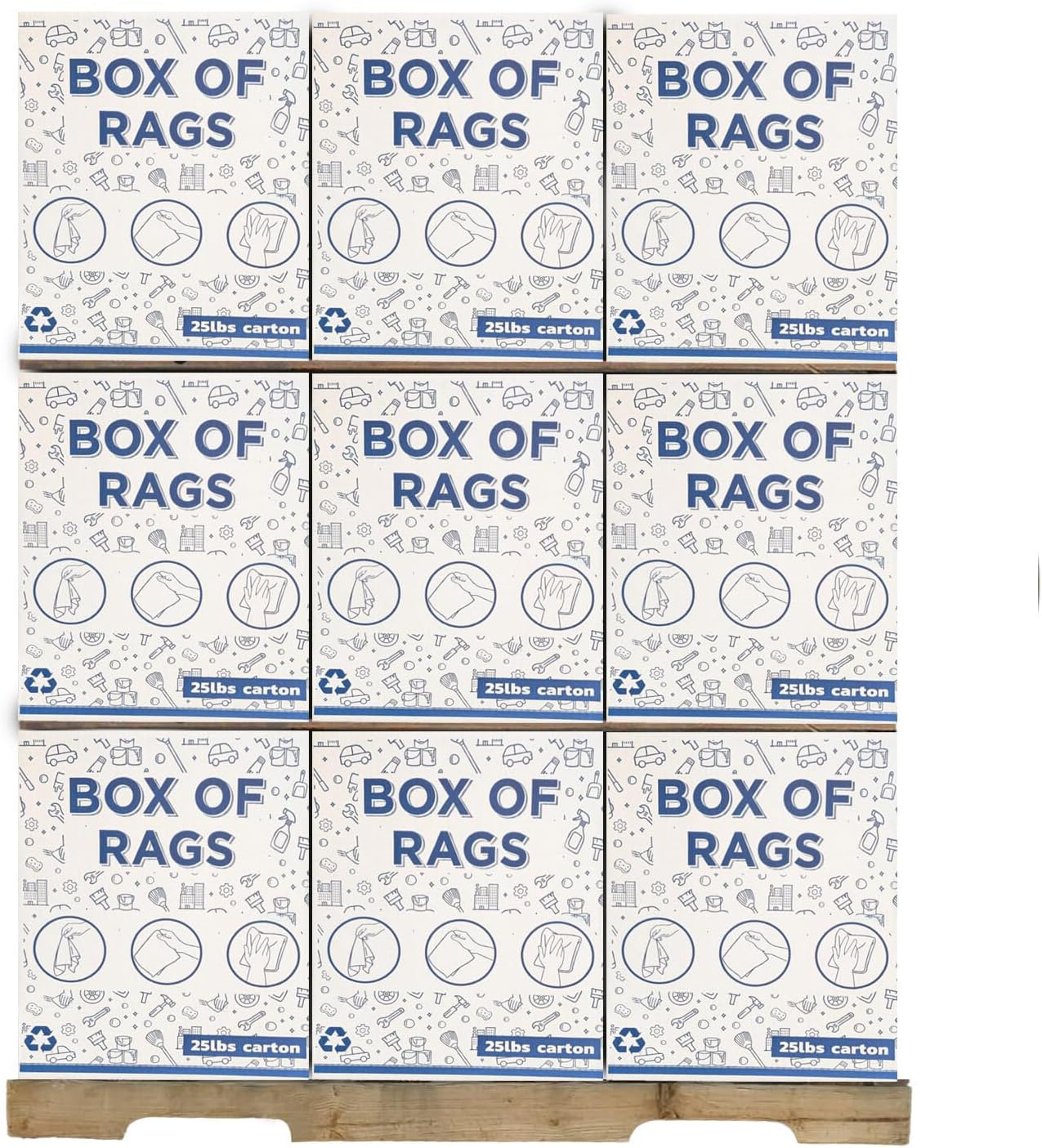 Premium White T-Shirt Cleaning Rags for All Your Needs