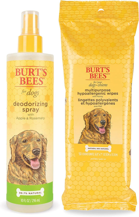 Burts Bees Dog Grooming Wipes - Clean & Freshen Fido!