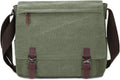 Durable Canvas Messenger Bag for Men and Women, 15.6 Inch