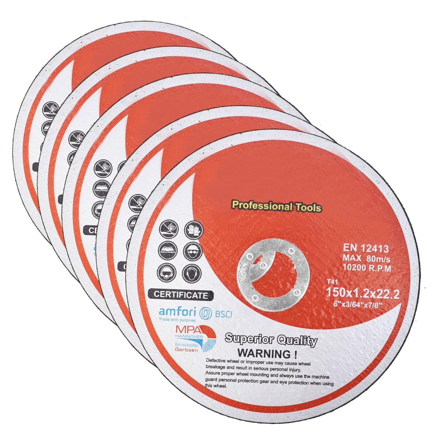 kimllier 50 Pack 6-inch Thin Metal Cutting Discs