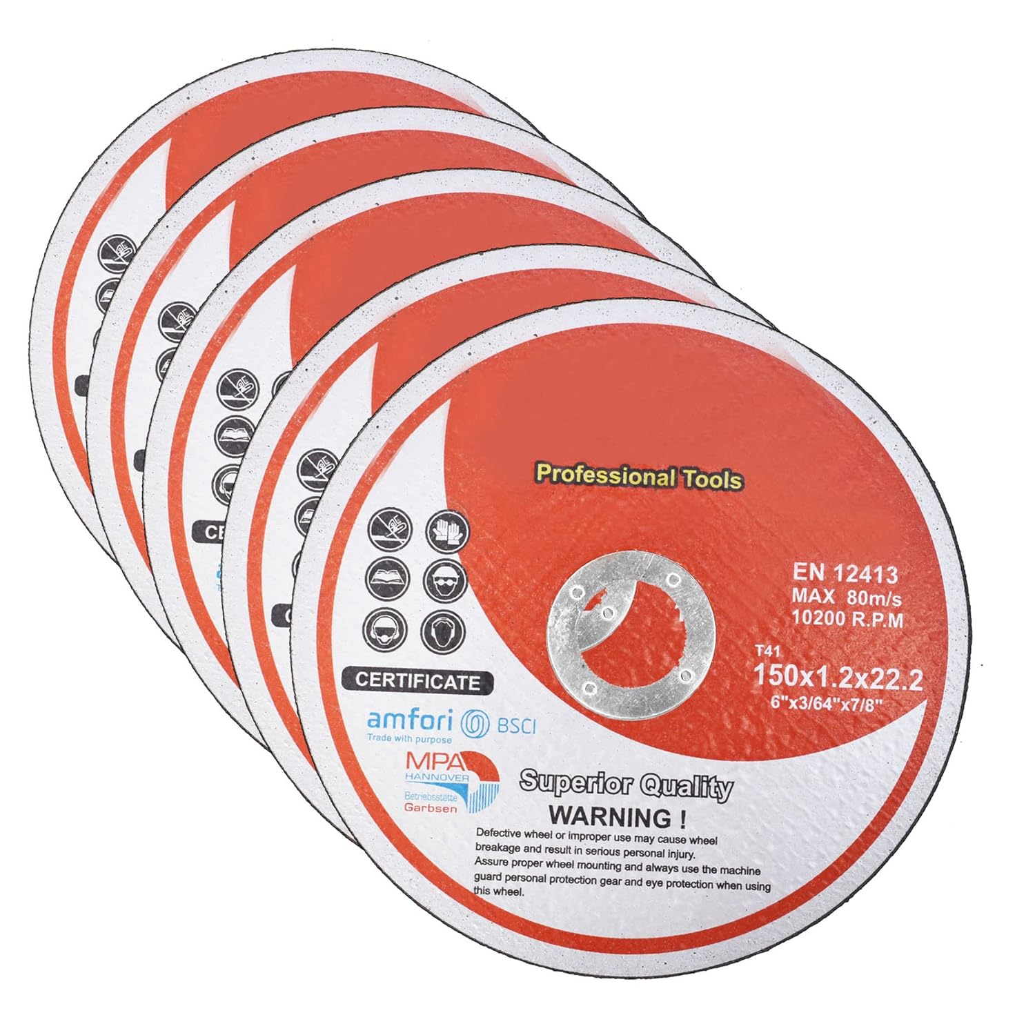 kimllier 50 Pack 6-inch Thin Metal Cutting Discs