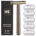 Henson Shaving Razor Tan Double Edge Safety Razor - Mild Aggression