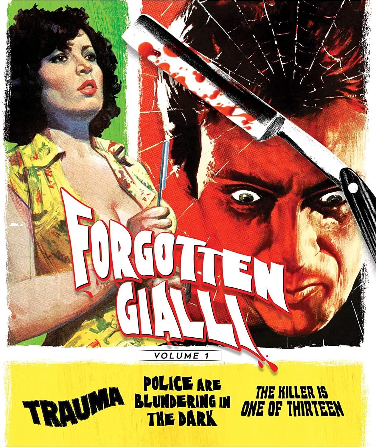 Forgotten Gialli: Volume #1 Blu-ray Set for Horror Enthusiasts