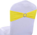 Spandex Chair Sashes Pack of 250 - Yellow Wedding Bows