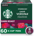 Starbucks K-Cup Coffee Pods Caffe Verona Dark Roast - 60 Pods