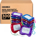 Mini Magnetic Drawing Board for Kids - Bulk Pack of 300 Keychain