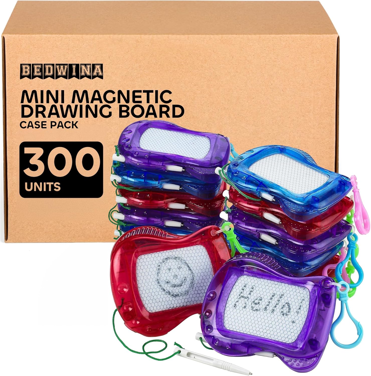 Mini Magnetic Drawing Board Set for Kids - 300 Pcs Fun