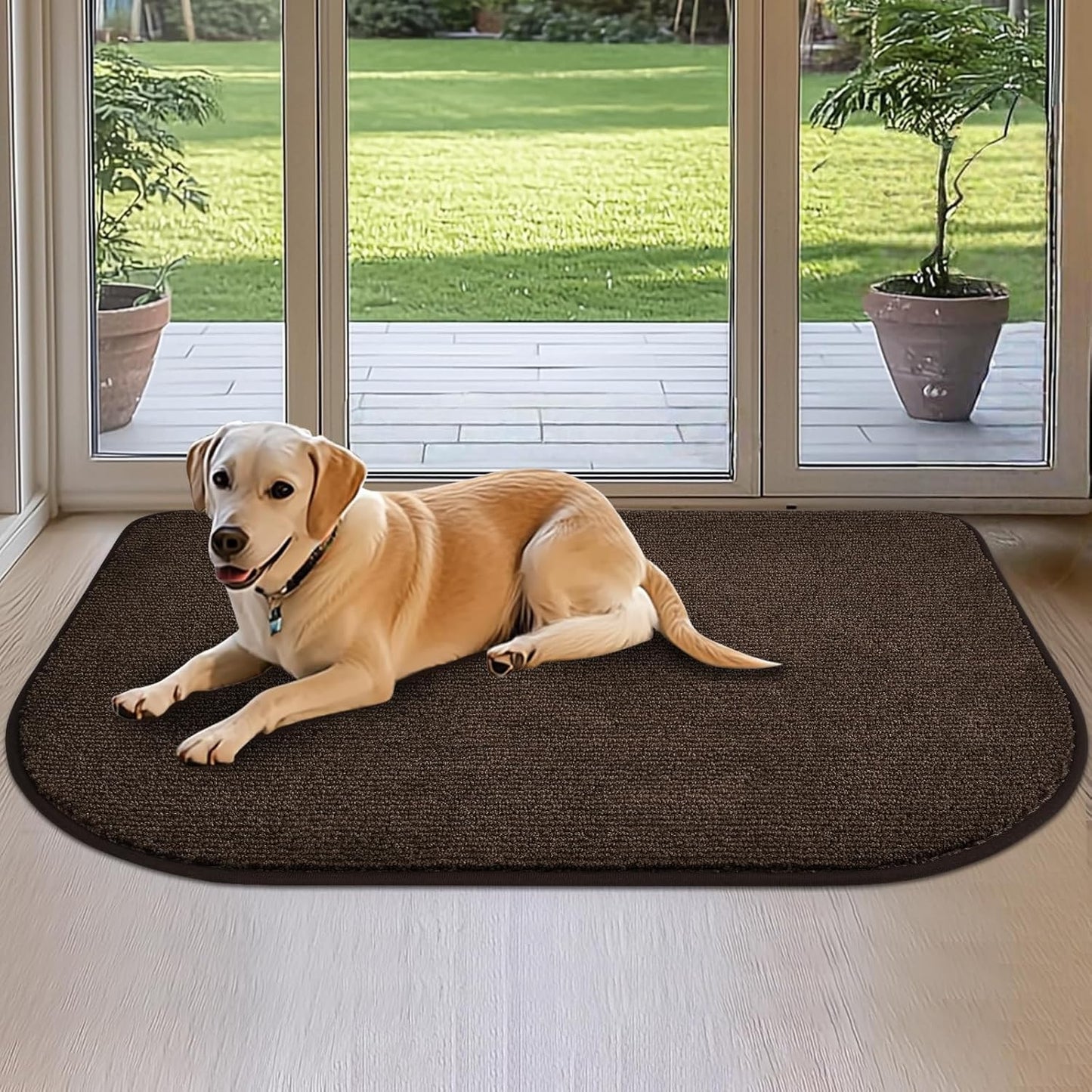 Dirt Trapper Dog Door Mat 32in x 47in for Indoor Use