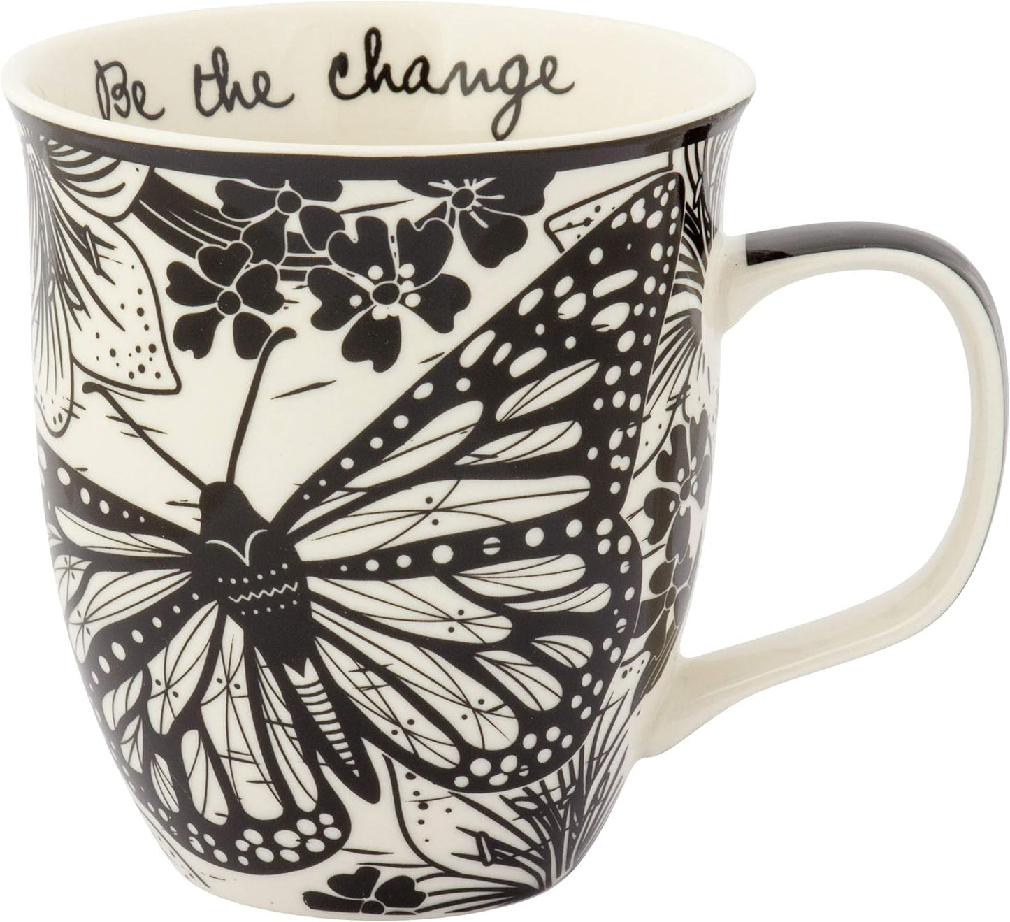 Charming 16 oz Butterfly Mug - Stylish Ceramic Drinkware
