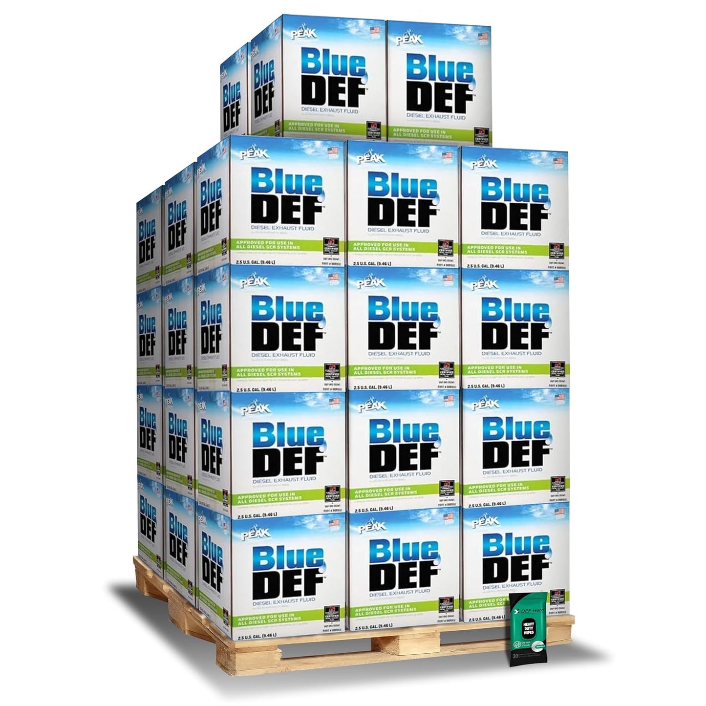Premium BlueDEF Diesel Exhaust Fluid Pallet - 40 Cases Included