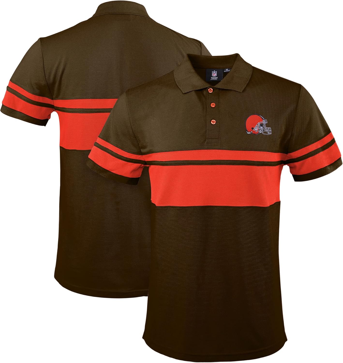 FOCO NFL Football Team Color Chest Stripe Men's Polo Shirt Review