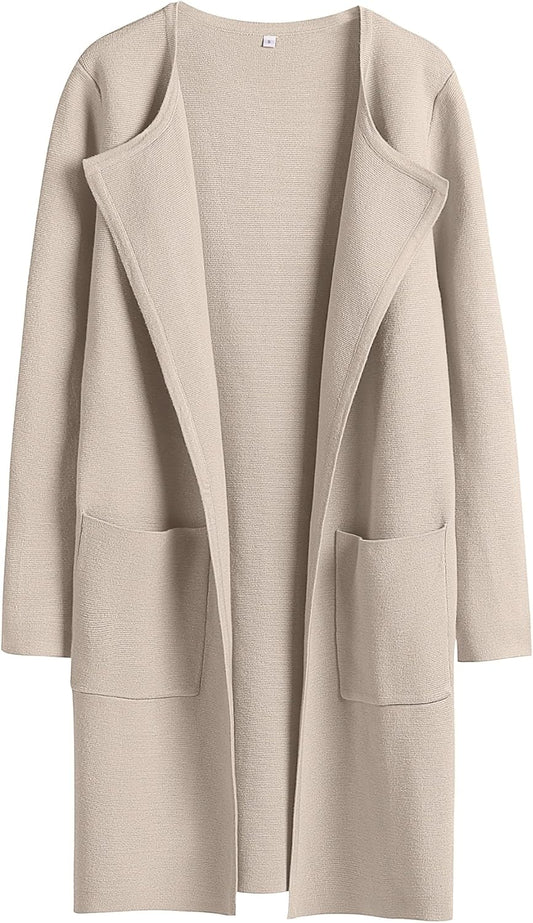 Stylish ANRABESS Womens Cardigan Sweater for Cozy Fall Days