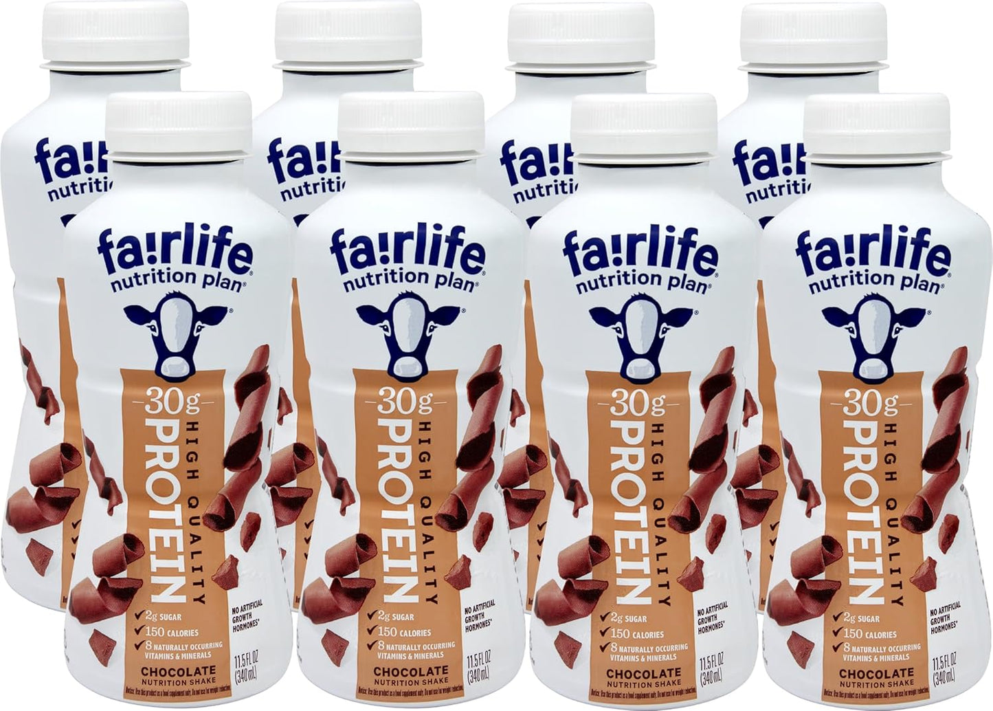 Fairlife Protein Shakes Pack of 8 - Delicious Chocolate Flavor