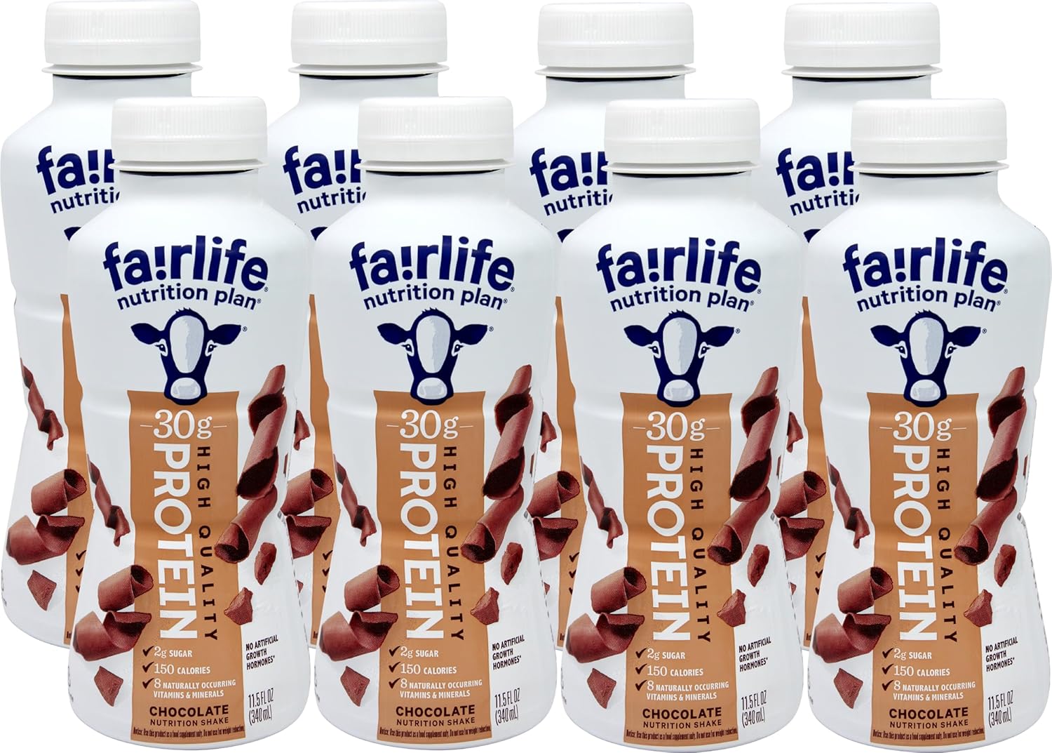 Fairlife Protein Shakes Pack of 8 - Delicious Chocolate Flavor