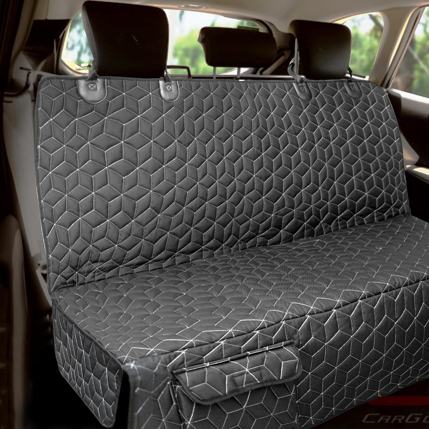 Dog Car Seat Covers for Back Seat - Heavy Duty Waterproof Protector