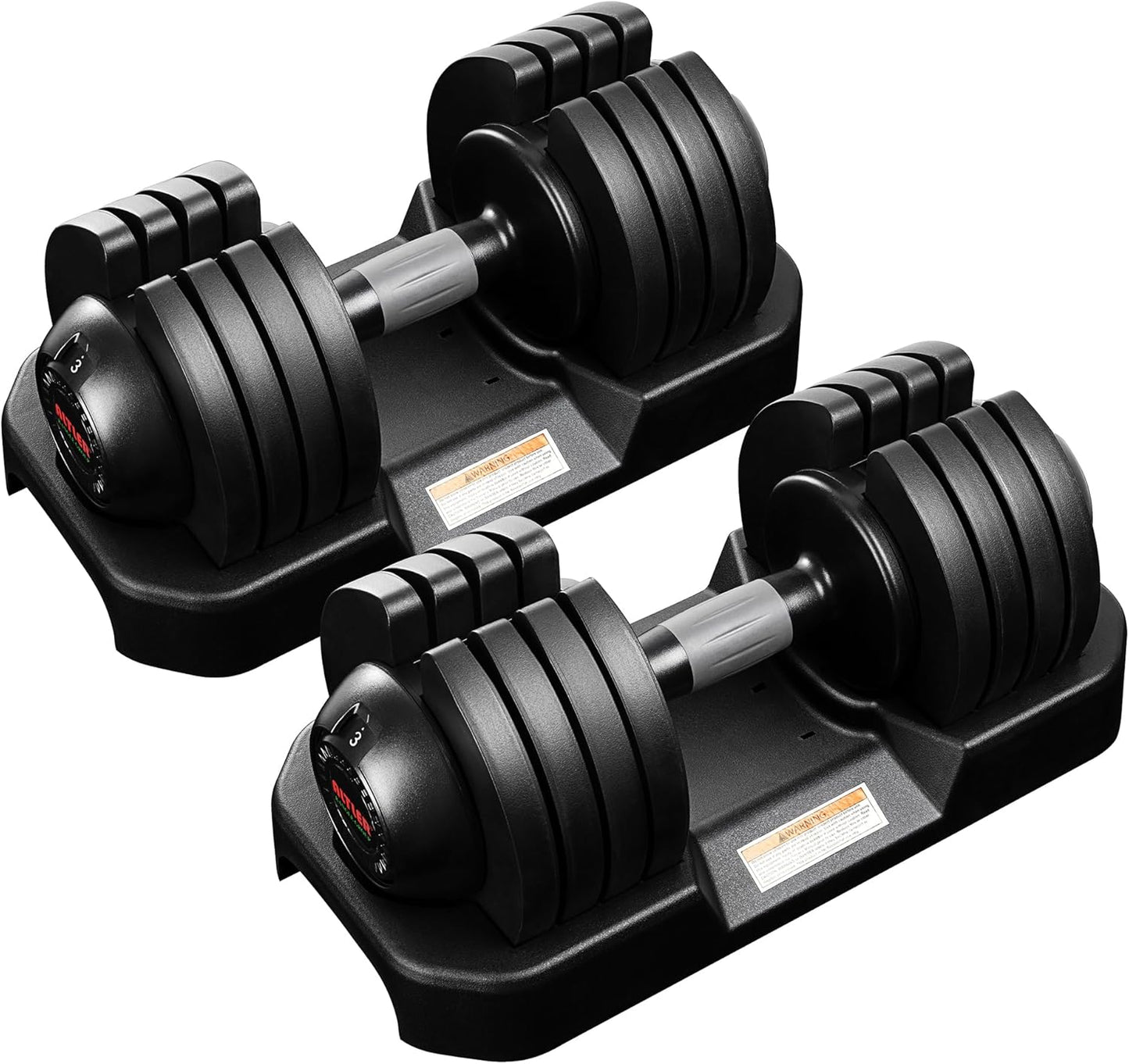 52LBS Adjustable Dumbbells Set for Safe Customizable Training