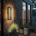 Dusk to Dawn Outdoor Wall Light 15.7 in - Automatic LED Porch Sconce