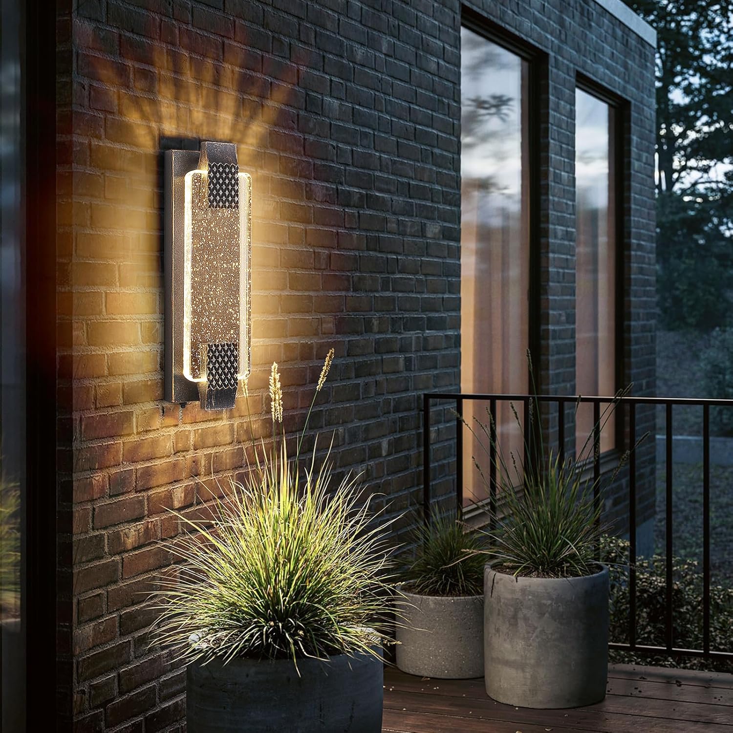 Dusk to Dawn Outdoor Light with Modern Design for Any Space