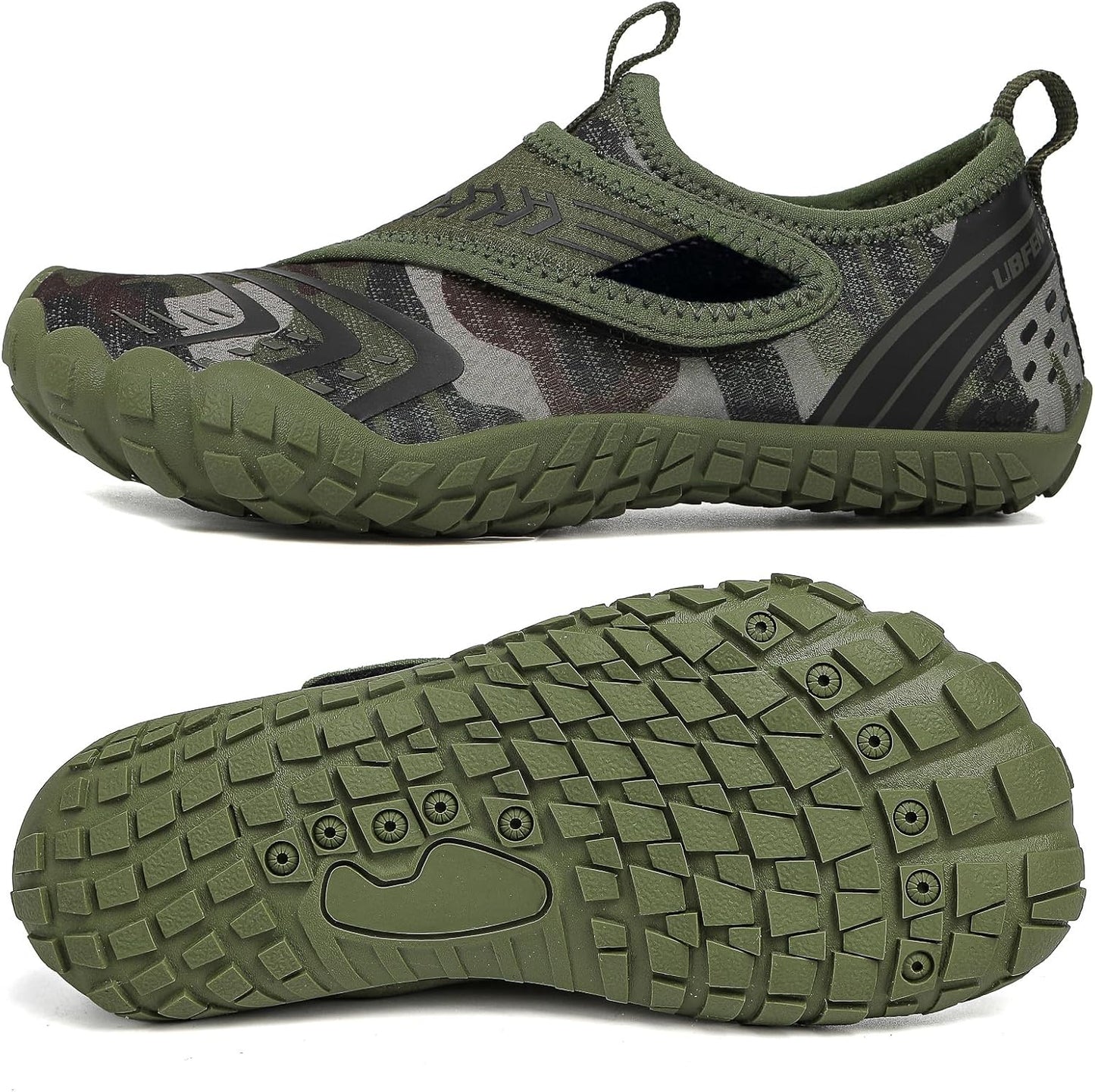 UBFEN Water Shoes for Kids - Quick Dry Aqua Socks for Fun