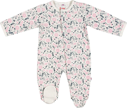 Magnetic Baby Footie Pajamas in 100% Organic Cotton for Comfort