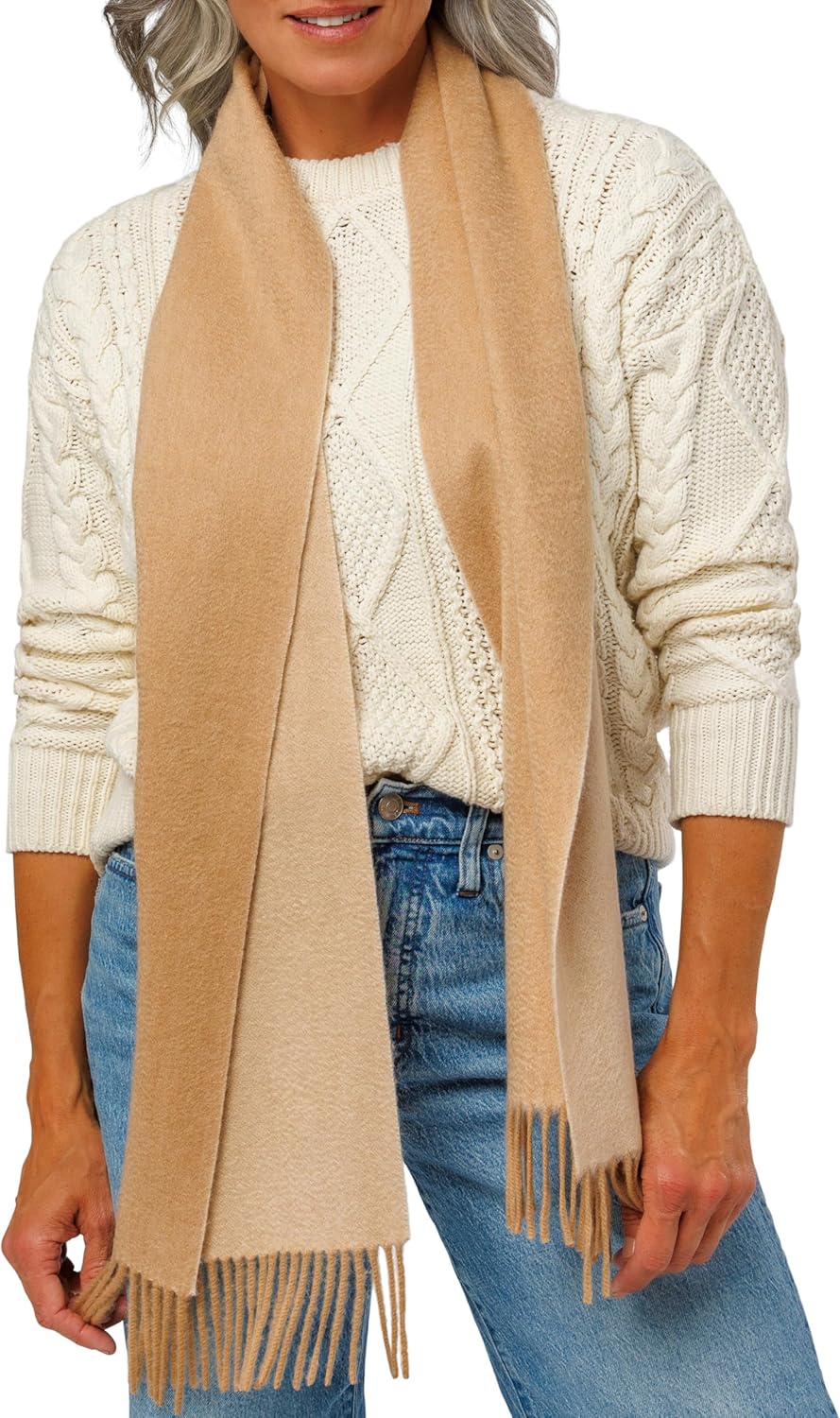 Luxurious 100% Pure Cashmere Winter Scarf for Women