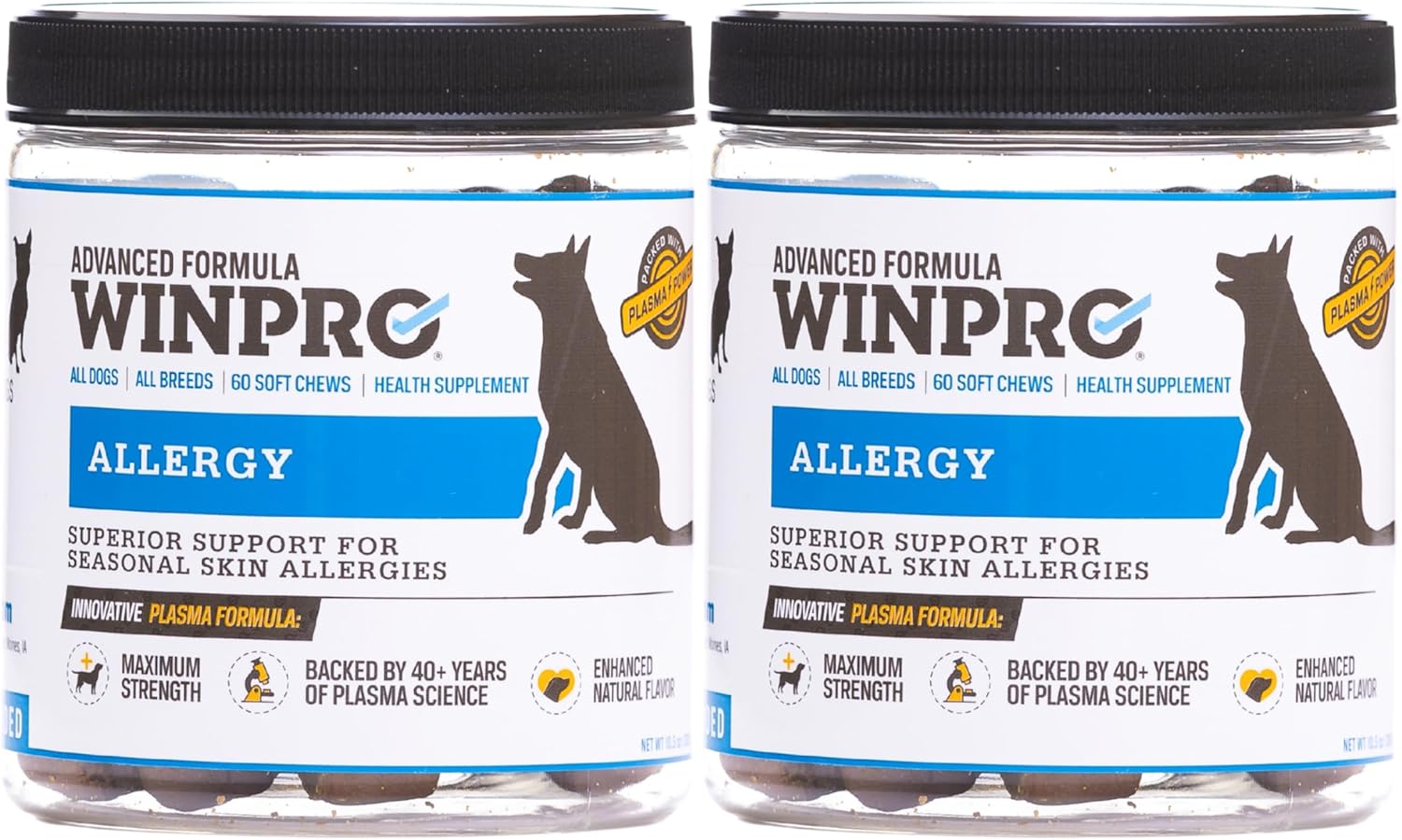 WINPRO Dog Allergy Relief Chews for Itchy Skin and Allergies