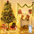 56FT 1000 LED Cluster Christmas Tree Lights - Warm White