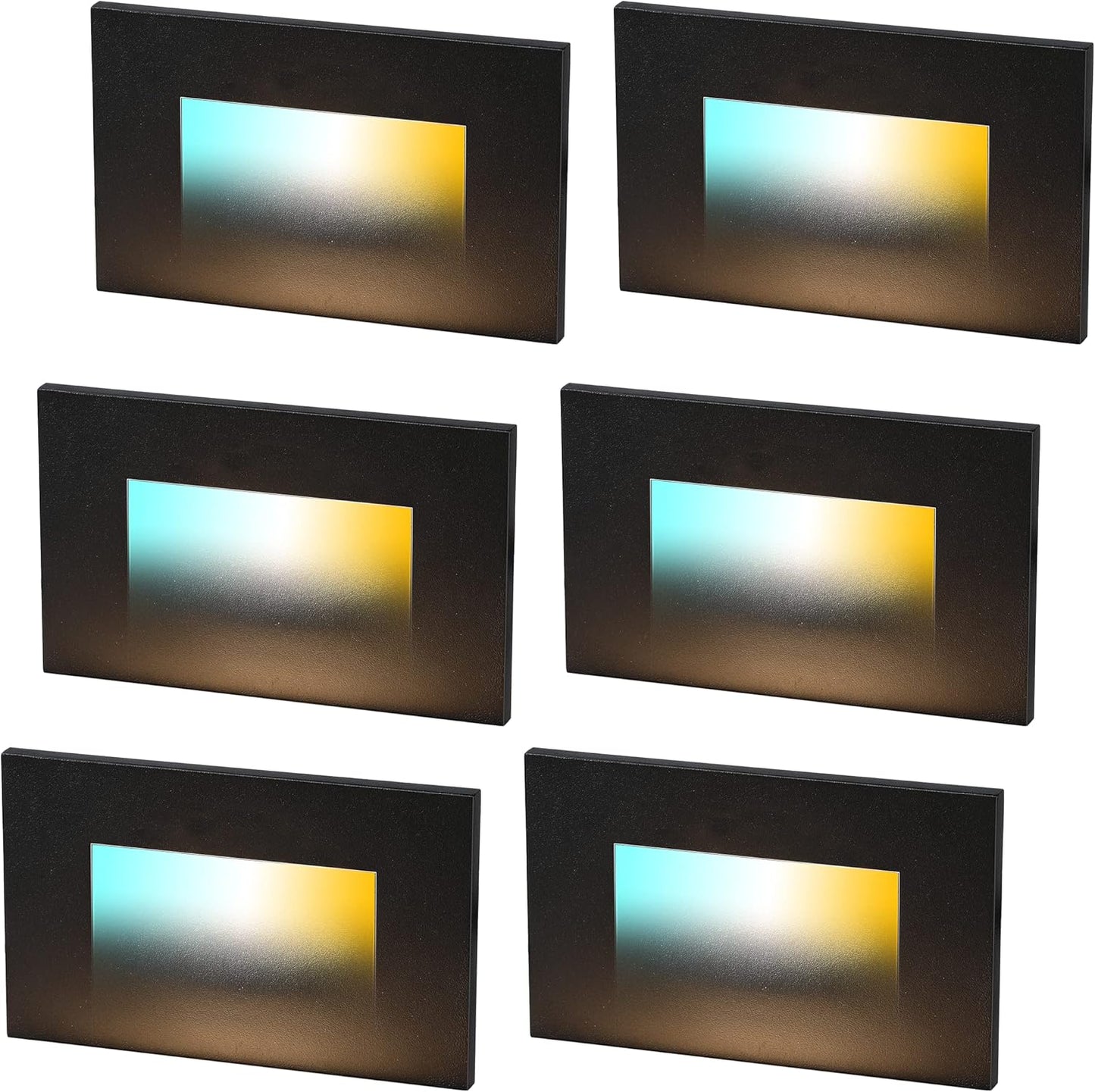 CLOUDY BAY Dimmable LED Step Light with 3 Color Temperatures