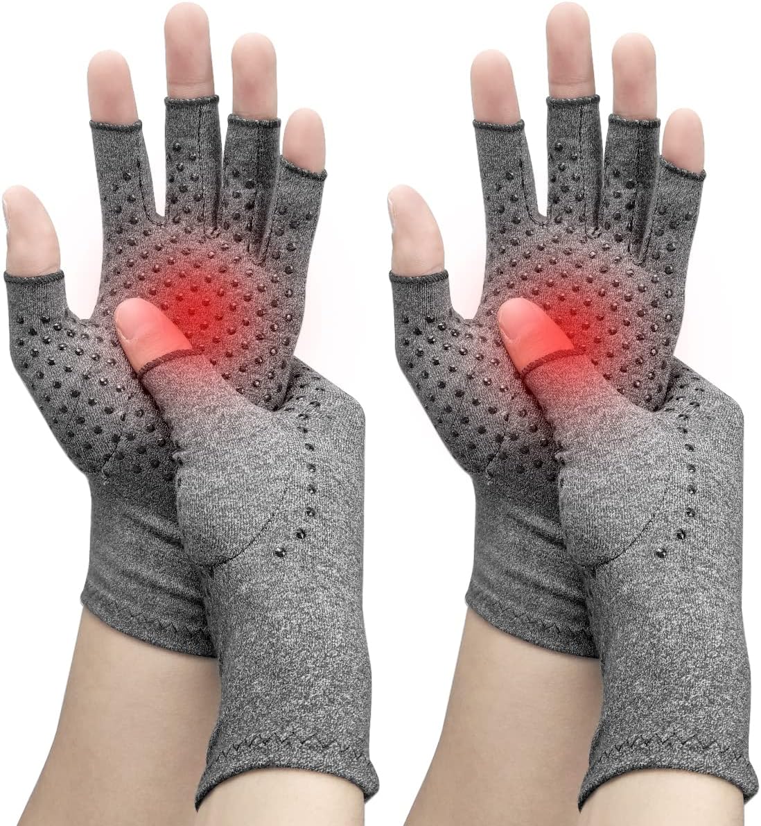Anti-Slip Compression Gloves for Arthritis Relief