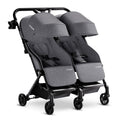 Mompush Lithe Double Stroller - Lightweight Side-by-Side for Twins