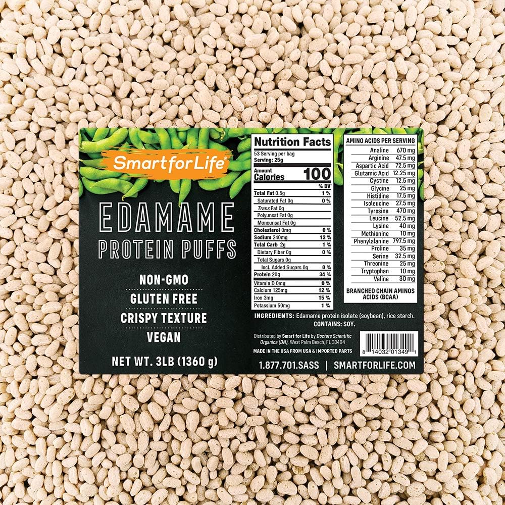 Smart for Life Soy Protein Puffs - High Protein Snack Option