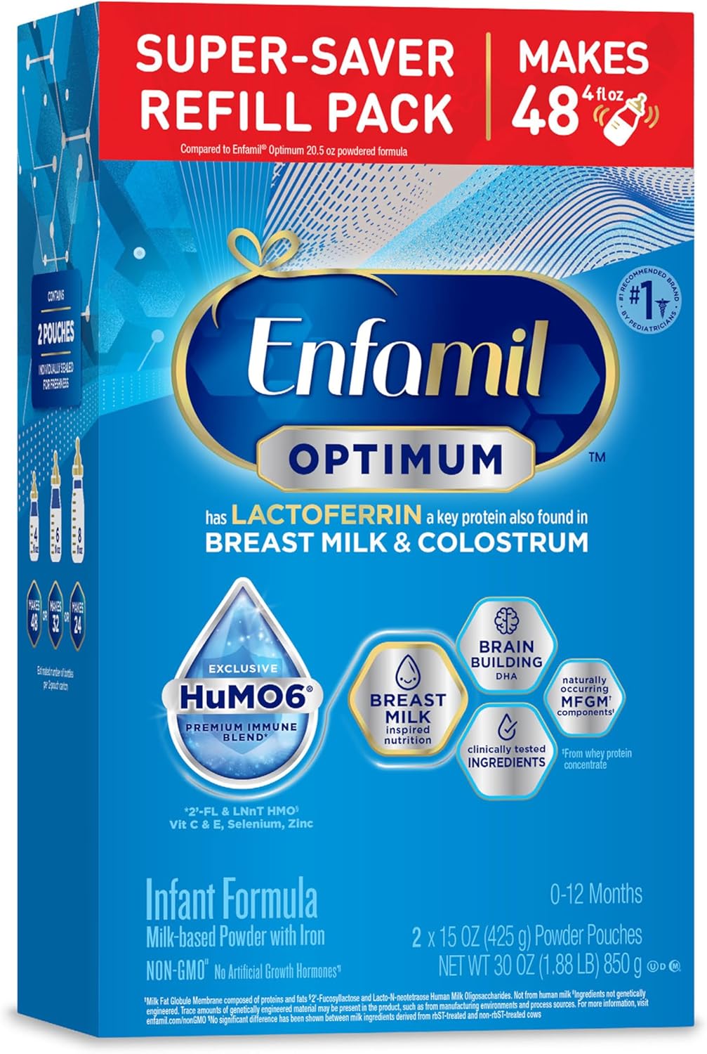 Enfamil Optimum Baby Formula: Closest to Breast Milk Nutrition