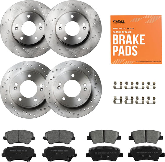 Max Advanced Brakes StyleMAX Front & Rear Brake Kit for Elantra