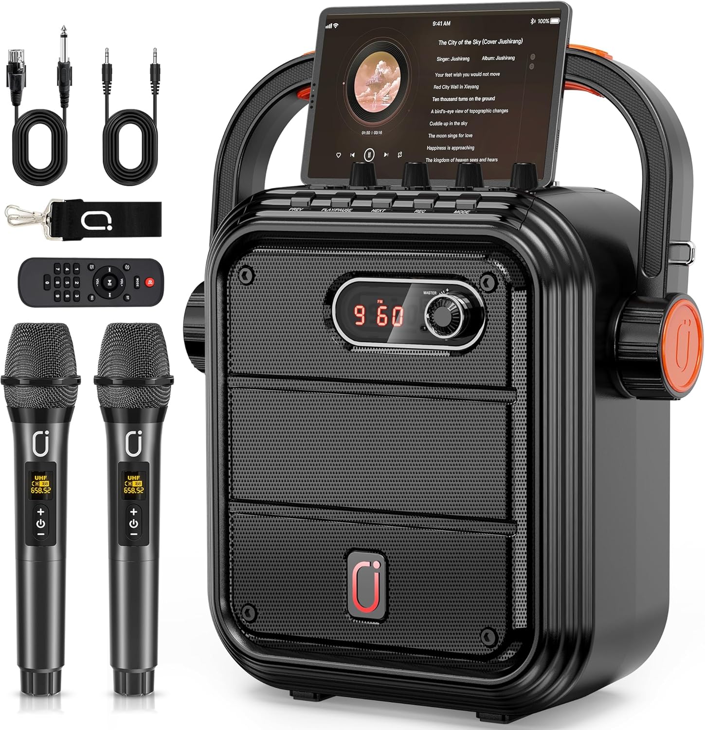 JYX Karaoke Machine: Wireless Microphones, Powerful Sound System