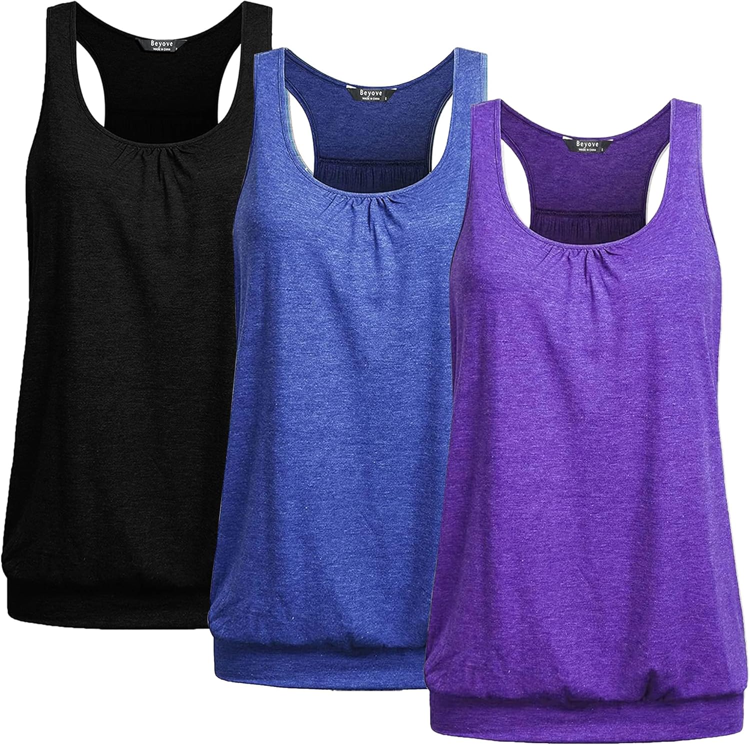 Beyove Racerback Tank Tops for Women - Perfect for Yoga and Fitness