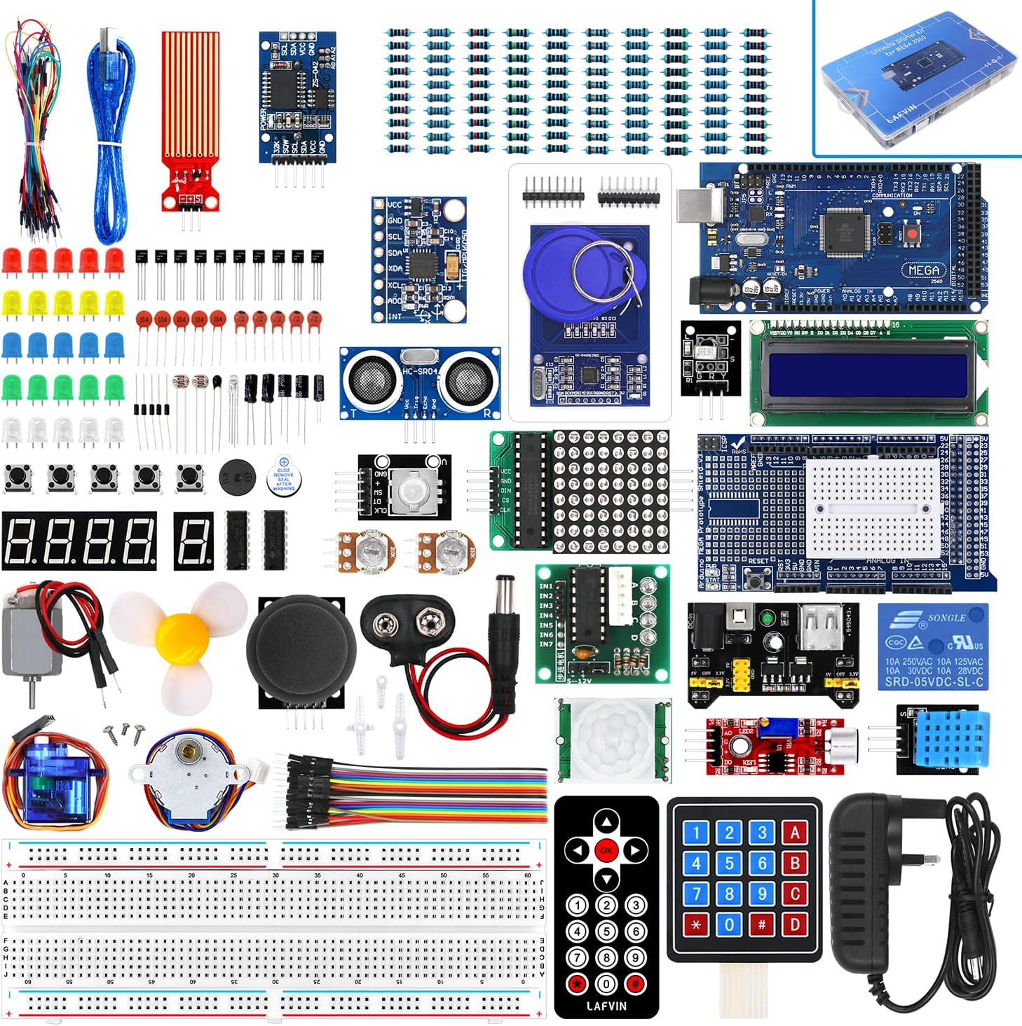 LAFVIN Mega 2560 Project Starter Kit for Arduino IDE Learning