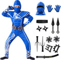 Spooktacular Creations Kids Halloween Ninja Costume - Durable Blue