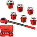 Pipe Threader Ratchet Kit Manual Pipe Threading Tool Set - Versatile