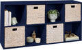 Kids Bookcase 8-Cube Storage Organizer for Toys and Books