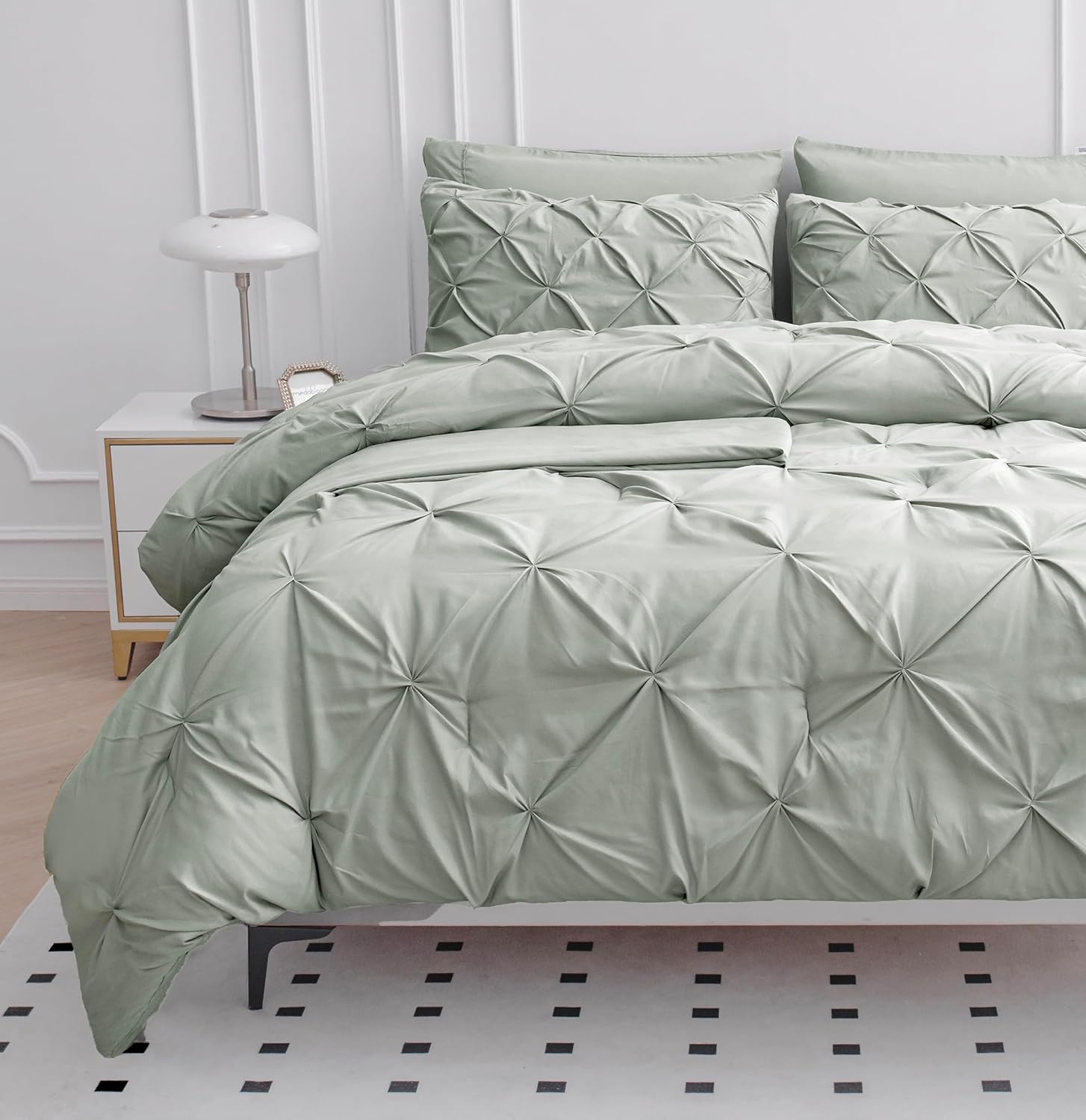 California King Comforter Set by Lane Linen - 7 Piece Bedding